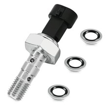 Brake Pressure Switch with Brake Line Seal Kit Compatible with Polaris Ranger