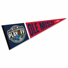 Ole Miss 12 in X 30 in 2025 College Football Playoffs College Pennant