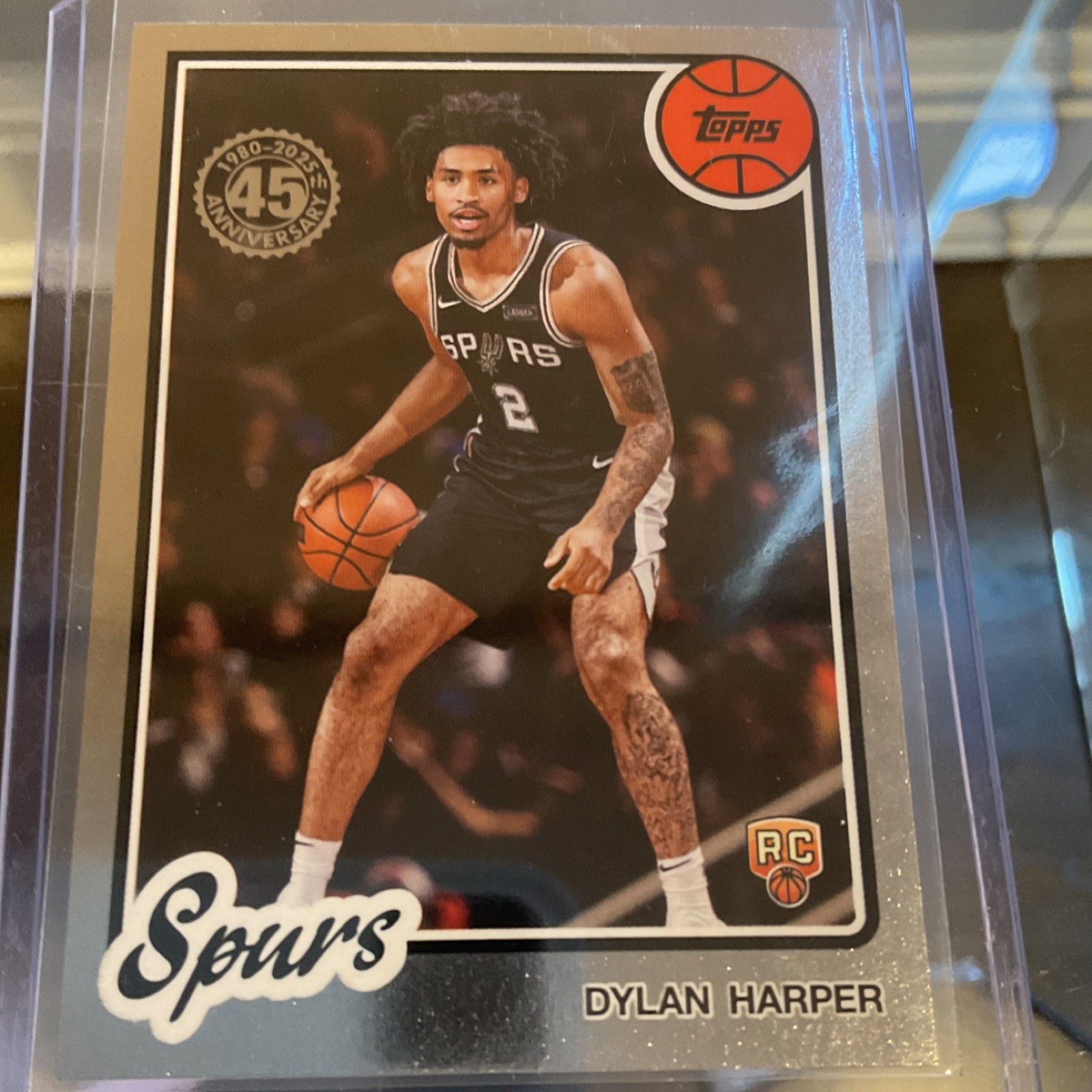 Topps 2025-26 1980-81 Chrome Silver Pack Dylan Harper Rookie TC-DH Spurs NBA