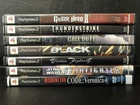J4 PlayStation 2 Lot - (PS2) Black, Star Wars, Resident Evil, CoD, Thunderstrike