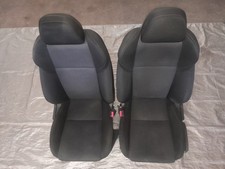 Oem Black Cloth Seats Seat Front 2015-2020 Subaru Wrx 2016 Driver Passenger 17