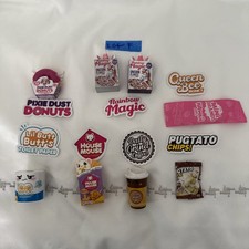 ZURU Mini Brands Kawaii Mixed Lot Of 7 Minis And 7 Stickers Lot F