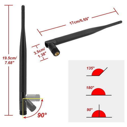 Antenna Bundle for Reliable Communication at 915MHz with For SMA Connectors - Afbeelding 3 van 12
