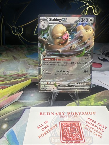Pokemon Card Slaking EX 147/191 S&V Surging Sparks Holo Double Rare ...