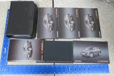 Acura RDX Owner's Manual 2013 Navigation Book Set 13 Free Shipping OM905