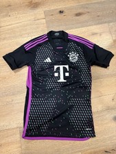 2023-24 Bayern Munich Away Jersey - Adult Small - Used Very Good - Harry Kane