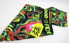 Zumba Wear Spicy Capri Leggings Women SM Neon Multicolor Dance Feel Good NWT