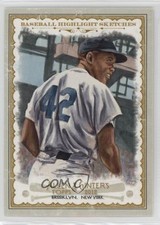 2012 Allen & Ginter's Baseball Highlight Sketches Jackie Robinson Sketch 0s07