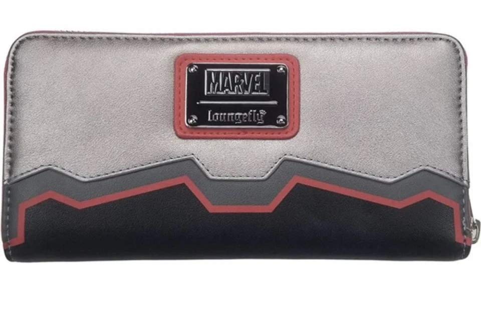 Loungefly x Marvel Falcon Cosplay 拉链圆形钱包全新带标签 — 第 2/3 张图片