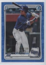 2020 Bowman Chrome Prospects Blue Refractor 60/150 Jhon Diaz #BCP-30 0t1