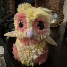 Hatchimals Pink Purple Yellow Interactive Walking OWL Light Up Eyes Spin Master