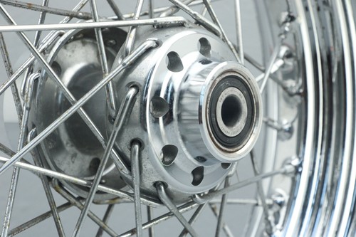 2005 Harley Softail Front 16" x 3.00" Front Wheel Rim SPOKE CHROME 3/4" #4069 - Picture 11 of 17