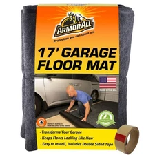 Armor All Garage Floor Mat 7 ft. 4 in. W x 17 ft. L Charcoal Absorbent Garage