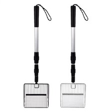 1Pc Chicken Poop Scooper  Chicken Coop Rake Retractable Chicken Coop Scoop