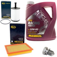 MotoröL Filter Set 10W60 4 Liter + ÖLablassschraube FüR Seat Alhambra V6 4Motion