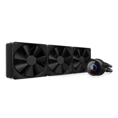 * NZXT Kraken 360 AIO Flüssigkeitskühler 360mm Radiator 3x120mm Lüfter TFT-LCD D