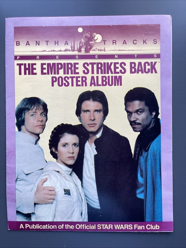 Star Wars Bantha Tracks Fan Club Empire Strikes Back Poster Album Original envlp