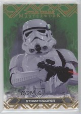 2017 Topps Star Wars Masterwork Green 25/99 Stormtrooper #51 0ad