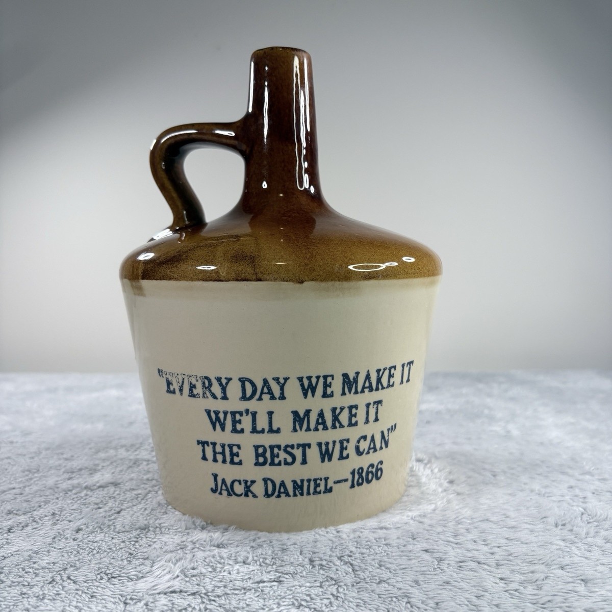 Vintage Jack Daniels Old No. 7 Stoneware Whiskey Jug Tennessee