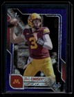 2025 Bowman Chrome University Football Purple Shimmer Refractor Drake Lindsey #96
