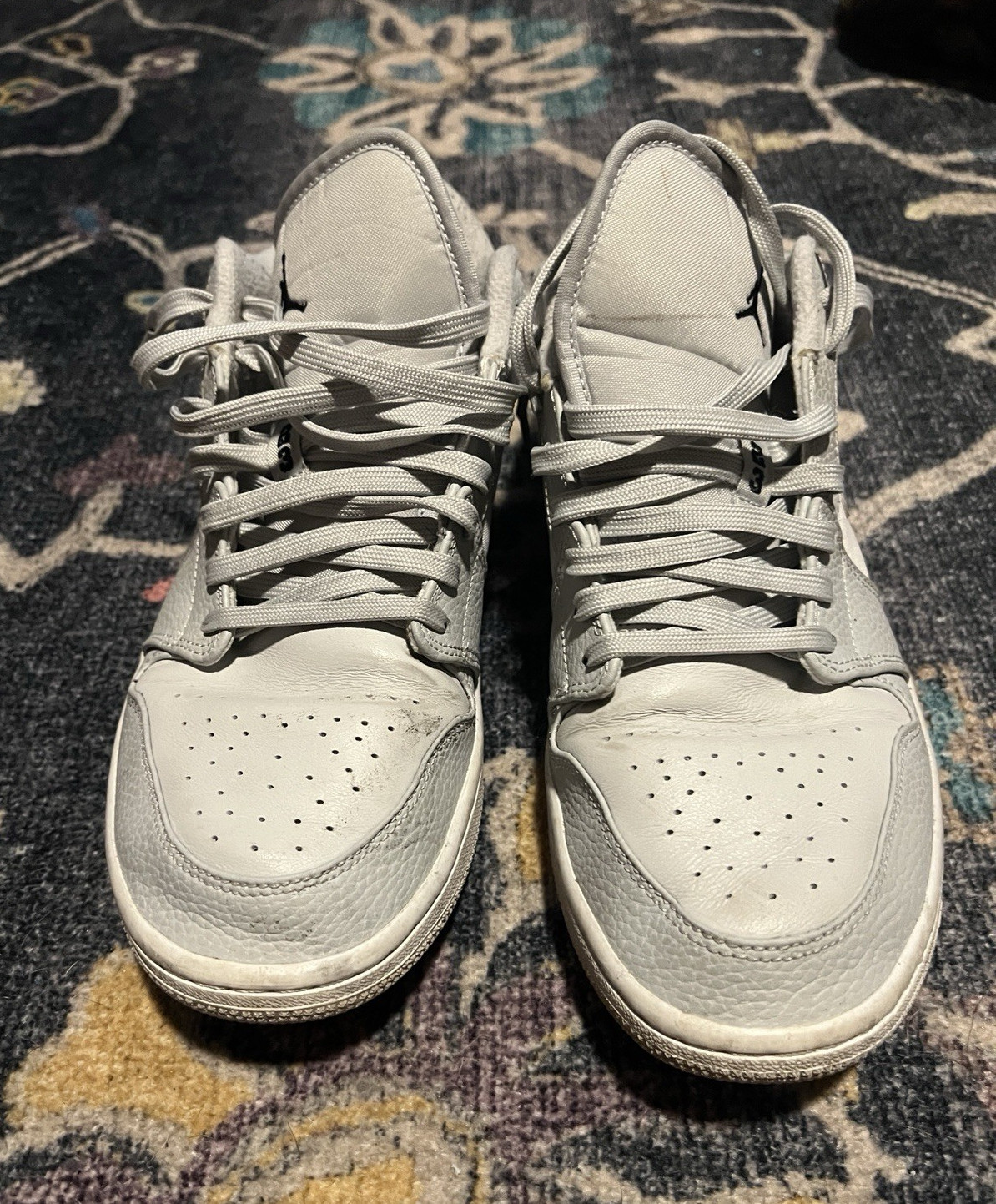 Jordan Air Jordan 1 Low White Camo White/Photon Dust/Grey Fog