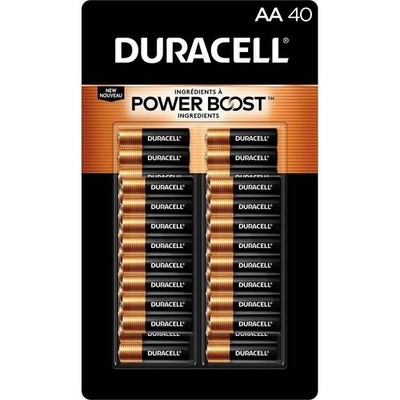 Duracell Battery (40 Pack AA Alkaline)