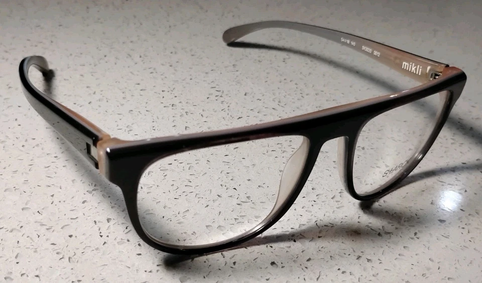 Óculos Mikli Starck Eyes RX preto polido SH3020 0012 54-18-140 novo - Imagem 3 de 4