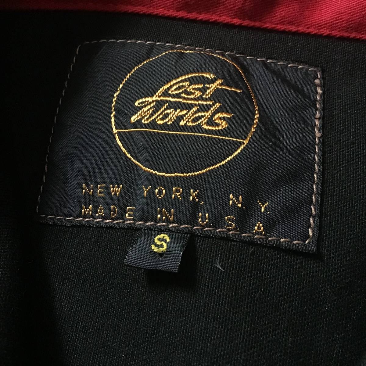 Unused 1980s Lost Worlds GABA Shirt Work Shirt Tops Mens Size S Very Rare image 10