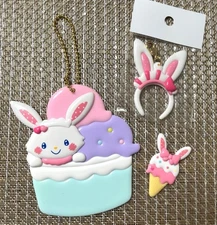 Sanrio Harmonyland Ice Cream Name Holder Meruchan LE, Summer Event,