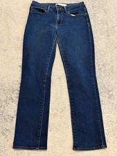Levi's Jeans Womens 8 Blue Denim Mid Rise Skinny Fit Casual Stretch