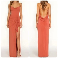 $250 NWT KATIE MAY So Juicy Gown, Rust, Small