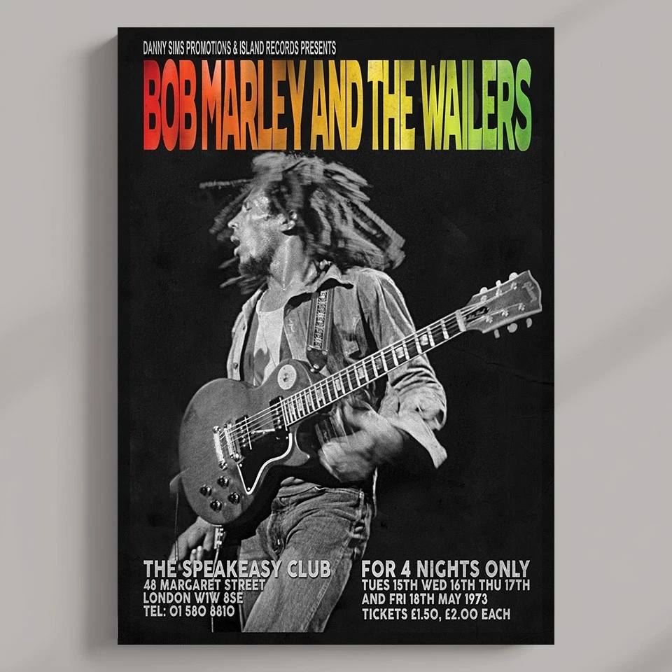 Close Up Bob Marley poster gitaar (61cm x 91,5cm) geschenkverpakking. Klaar om cadeau te geven Close Up Bob Marley poster gitaar (61cm x 91,5cm) geschenkverpakking. Klaar om cadeau te geven