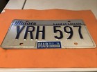 EXPIRED ILLINOIS LICENSE PLATE LAND OF LINCOLN RANDOM LETTERS/NUMBERS NICE! GUC! — photo 1