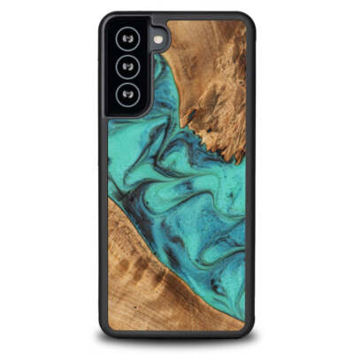 Holzhülle für Galaxy S21 FE Bewood Handyhülle Hard Case Cover Schutz Hülle Etui