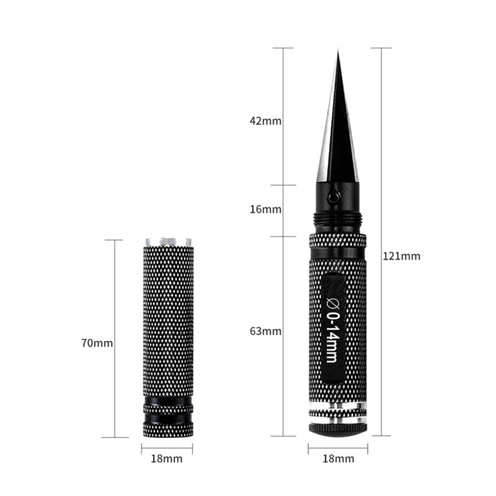 Rc Car Body Shell Hole Reamer 014mm With Size Indicator Puncher Drill