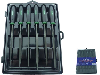 6tlg Schlüsselfeile Set in Box Metallfeile Feilensatz Feile Minifeile Nadelfeile