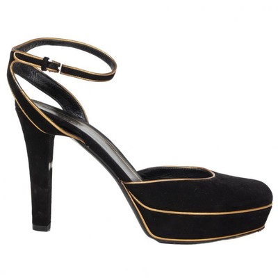 gucci gold platform shoes