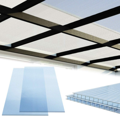 14 /20x Greenhouse Panels Twin Wall Sheets  Double Wall Polycarbonate Sheets 4mm