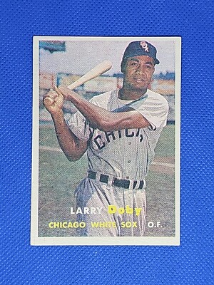 1957 Topps #85 Larry Doby Light Creases. FR/VG 