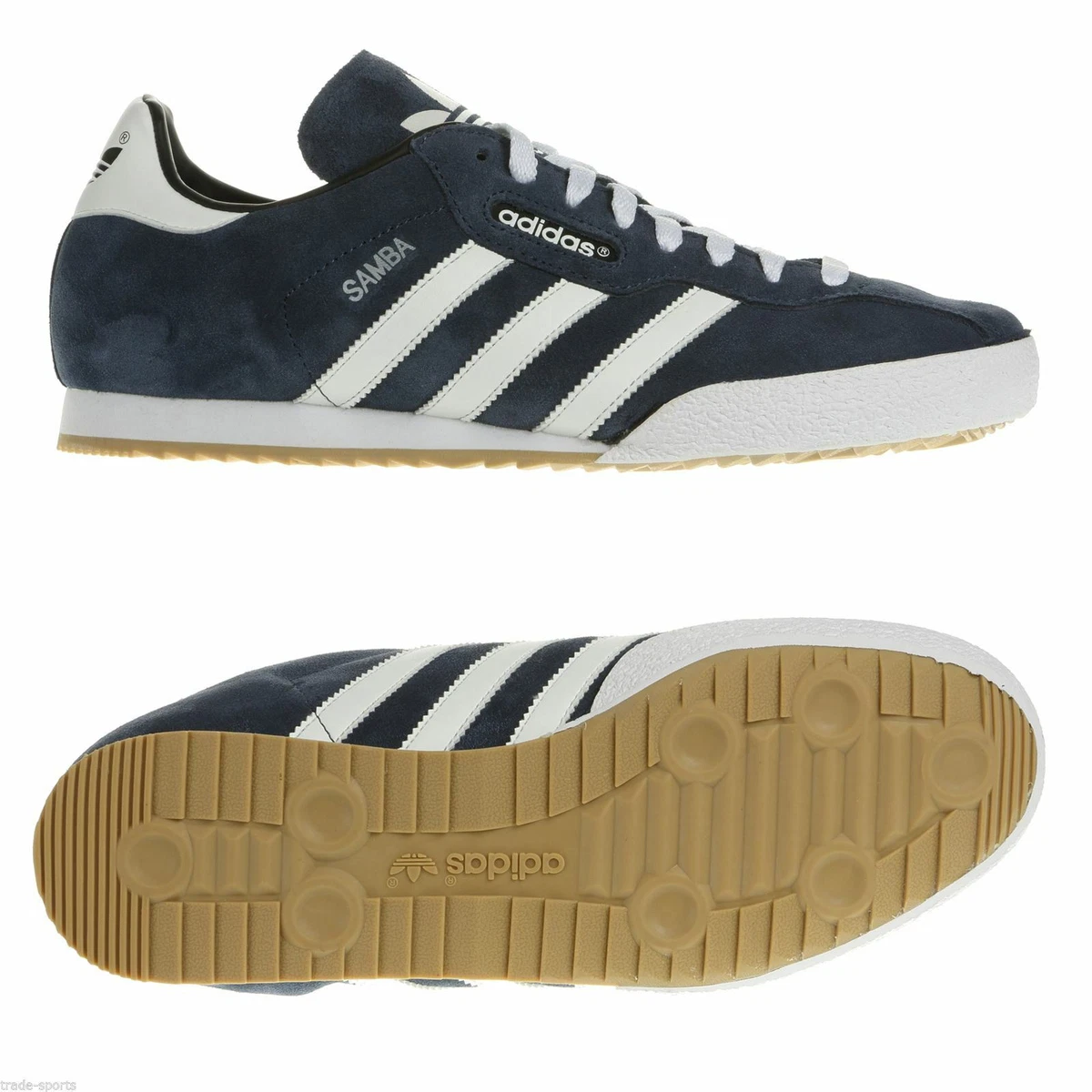 Zogenaamd is meer dan binnen adidas Originals Samba Super Suede Navy White Trainers 019332 - Free P&P |  eBay