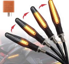 Frecce Moto Indicatore LED per Moto Scooter  4x Universale + Relè Regolabile