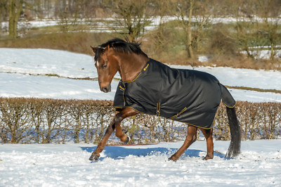 Bucas Irish Turnout Extra Weidedecke Regendecke Winterdecke schwarz Gr. wählbar