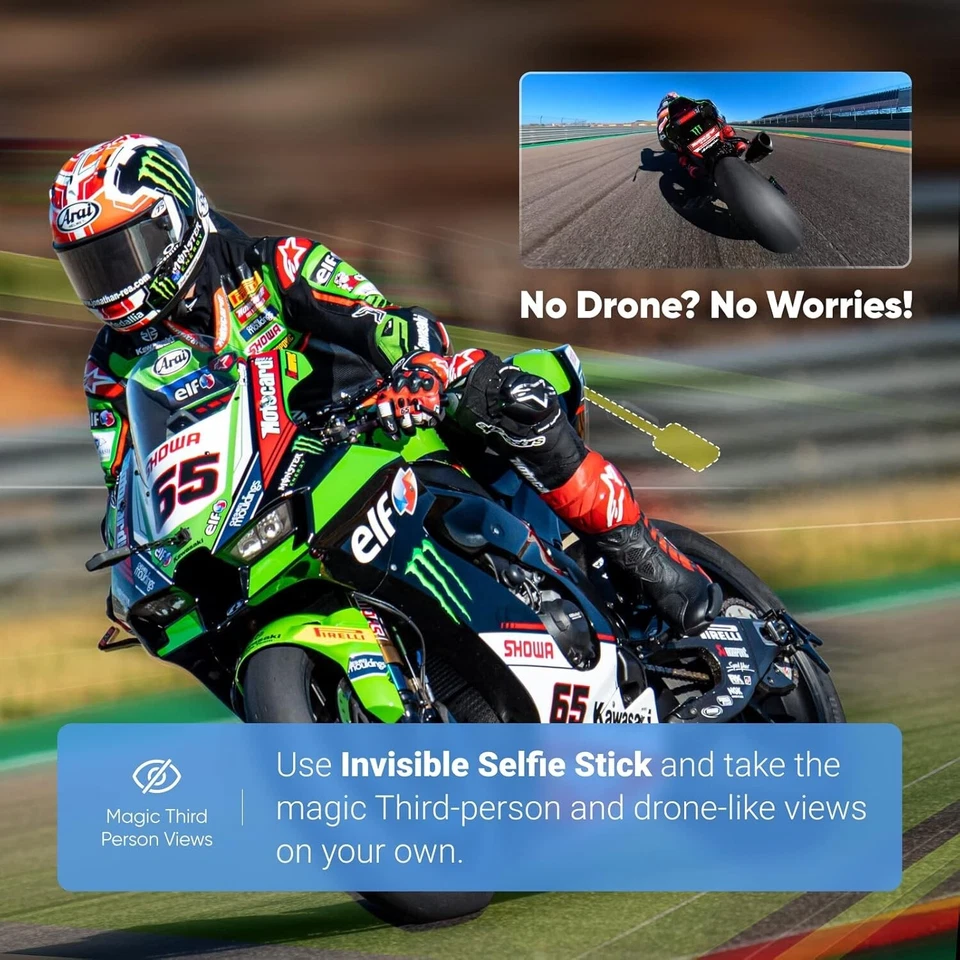 Insta360 X3 5.7K 360 AI Action Camera 4k Waterproof Touchscreen  - Image 3 of 4