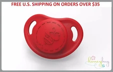 Honeybug MICRO preemie Magnetic Pacifier reborn doll Bitty Baby RED micropreemie