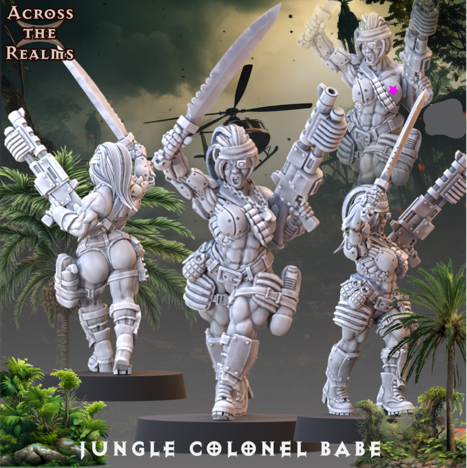 Jungle Coronel Babe modelo x 1 (28mm)
