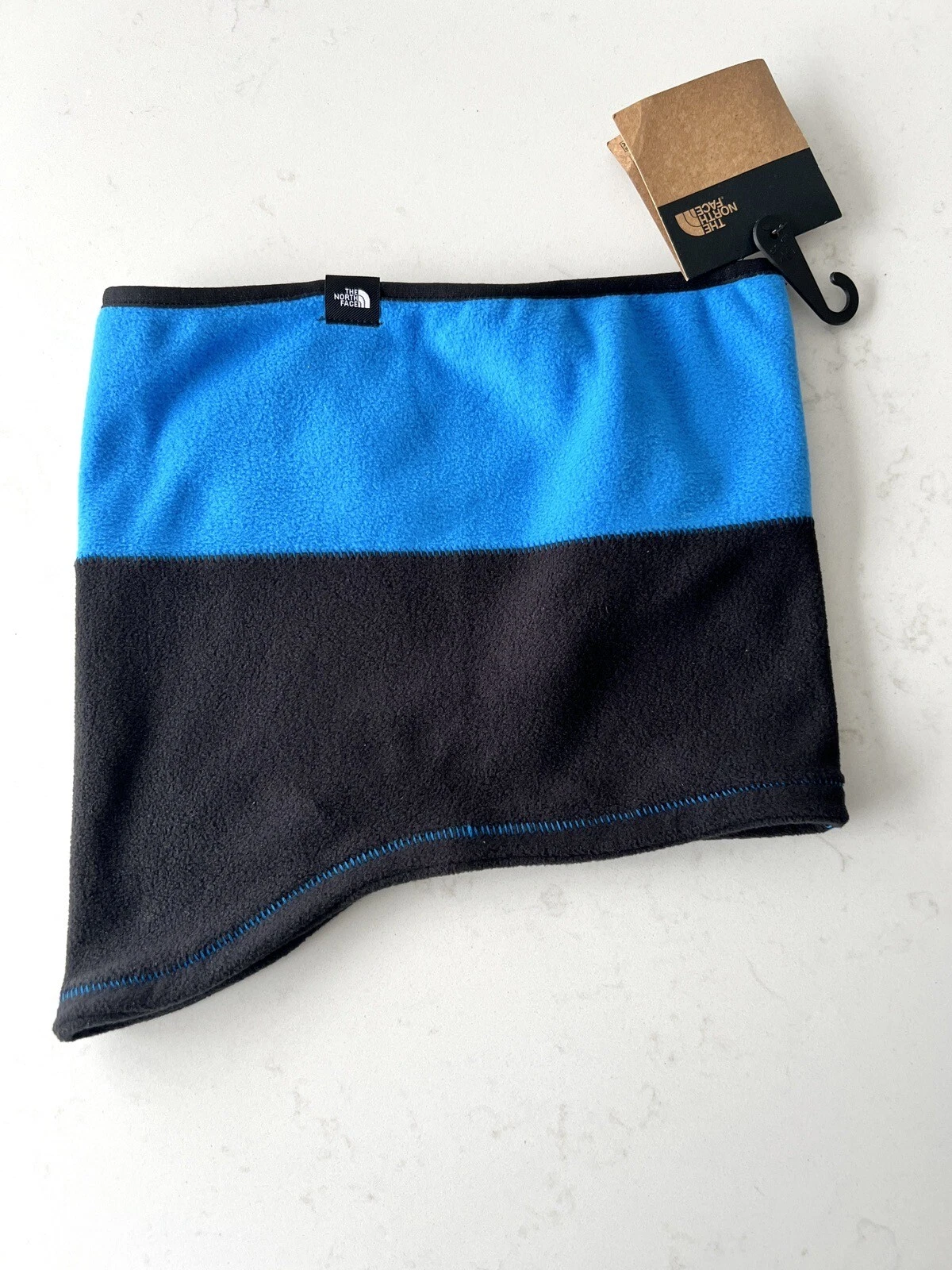NWT The North Face YOUTH Glacier Face Gaiter - Fleece - OS - Blue