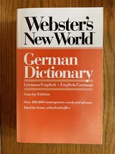 German Dictionary by Webster's New World College Dictionaries 