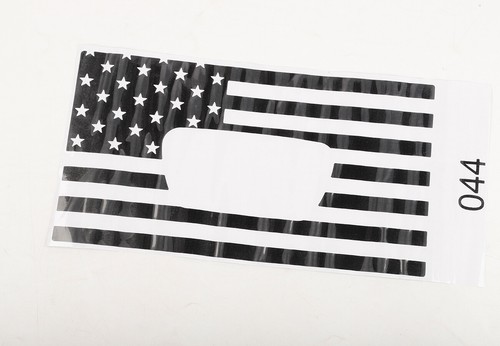 Black Tailgate Handle American Flag Sticker Trim Decal for Dodge Durango 2011+ - Foto 8 di 10
