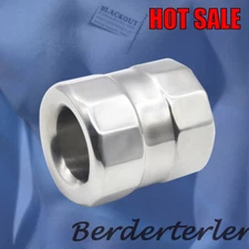 Male Scrotum Sleeve Cage Rings Delay Stainless Steel 535g Heavy Ball Stretcher