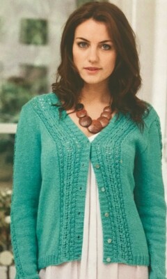 STRICKMUSTER STYLECRAFT 9262 DAMEN PULLOVER CARDIGAN GRÖSSEN 32 - 50 IN DK